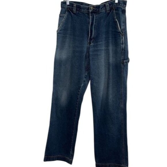 Timberland Pro Series Mens Denim Carpenter Jeans 32x30 100% Cotton Relaxed Fit D - Picture 1 of 12